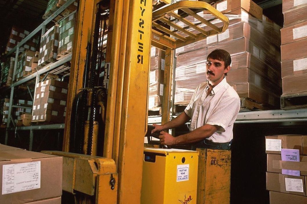 Logistics warehouse image